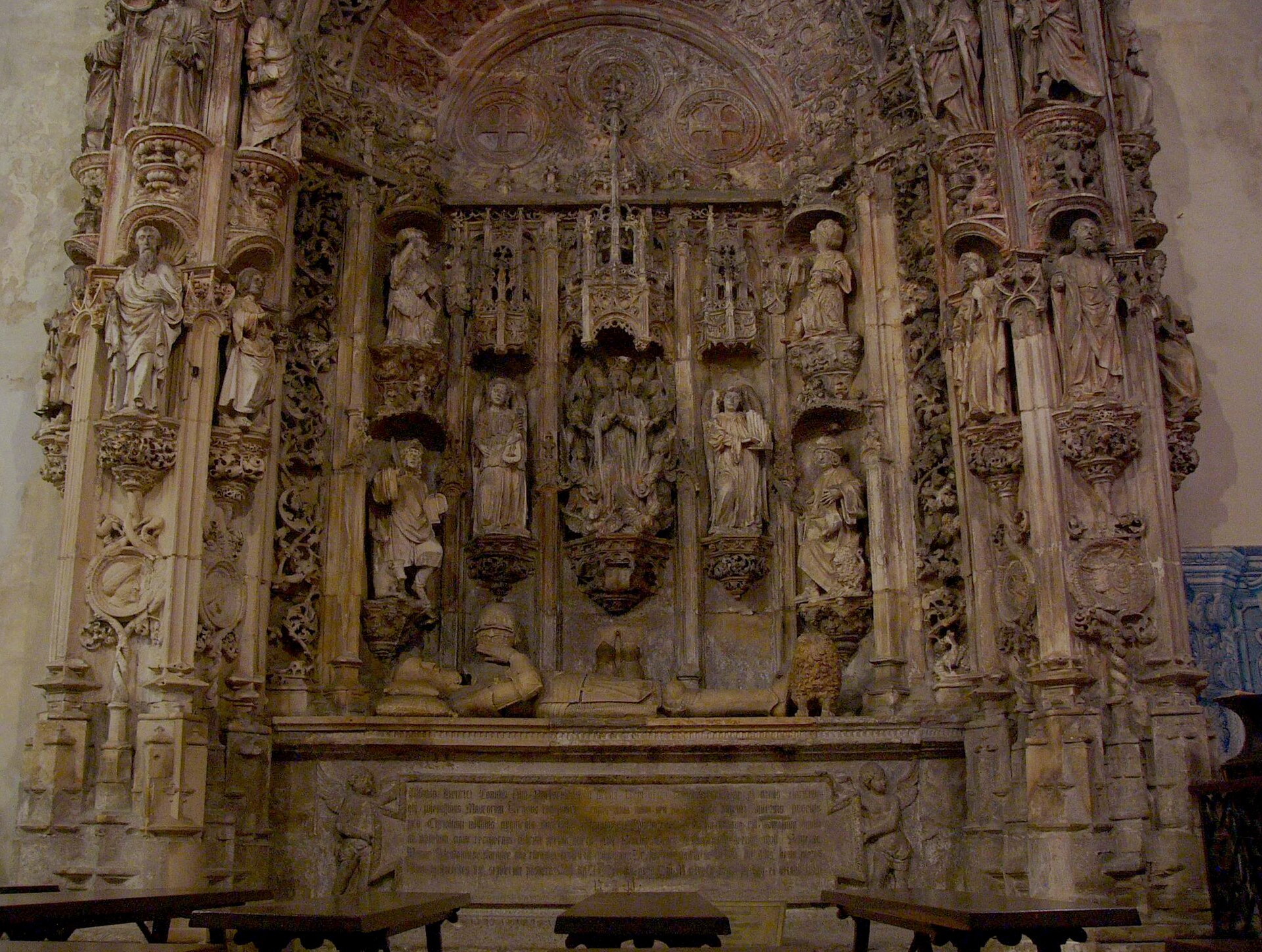 The royal tombs at the Monastery of Santa Cruz in Coimbra