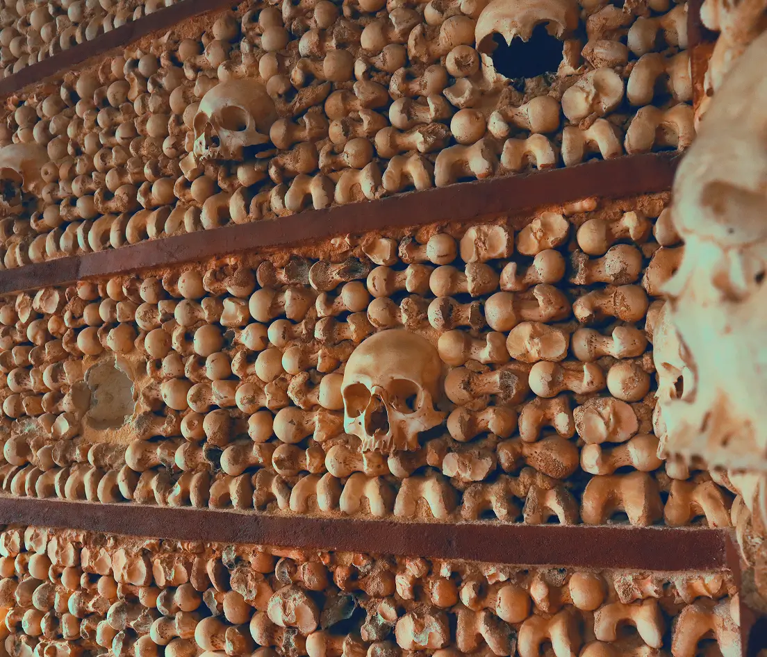 The Chapel of Bones in the Church of São Francisco, Évora