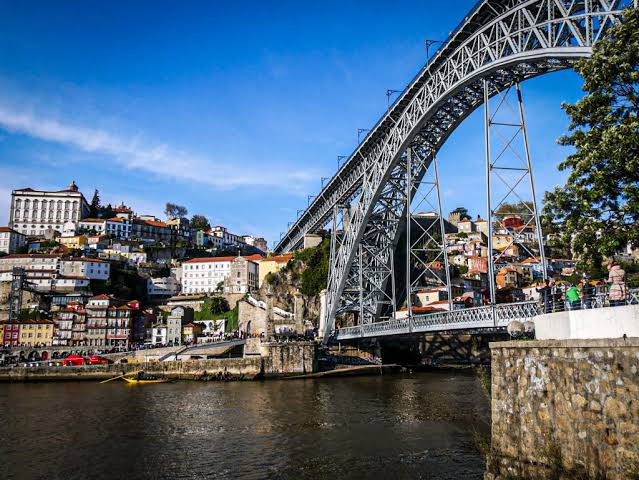View of Porto and Gaia from the Dom Luis I bridge